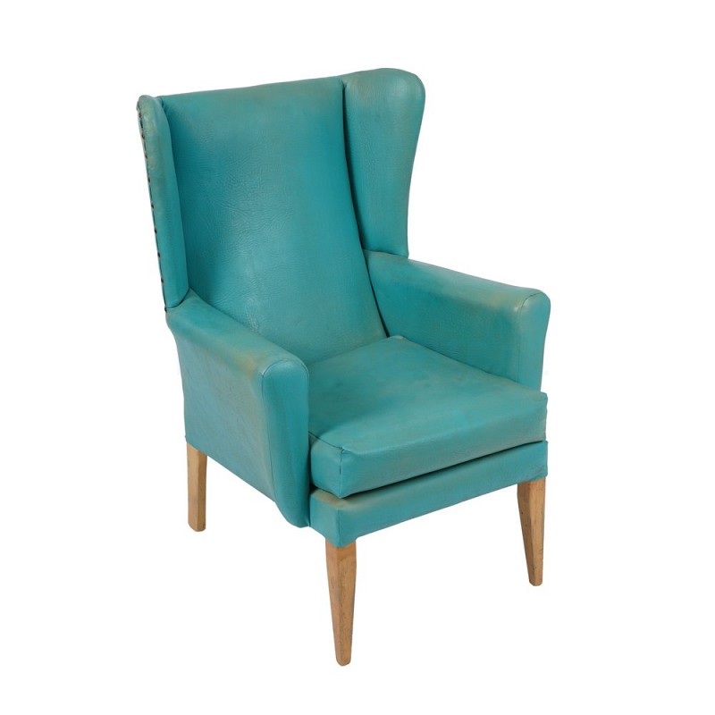  Blue PVC Armchair